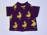 G: T-Shirt Lila Ente von der Maus