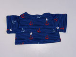 BB: T-Shirt Blau mit Ankern und Möwe