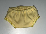 S: Unterhose Gelb spitze ohne Bürzelloch
