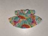 XS: Kleid Batik Regenbogen