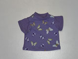 G: T-Shirt Flieder mit Schmetterlingen