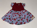 AG: Kleid Rot-Blau mit Kirschen