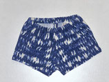 BB: Badehose blau mit weißem Muster ohne Bürzelloch