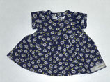 M: Kleid dunkelblau mit Gänseblümchen