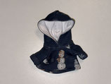XS: Kapuzenpullover Blau mit Schneemann