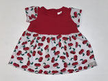 L: Kleid Rot/Weiß mit Kirschen
