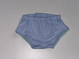 BB: Unterhose Blau spitze mit Bürzelloch