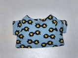 M: T-Shirt hellblau mit "Brille mit Herz"