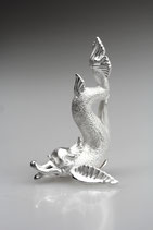 "Delfin" Anhänger, klein, 925/- Sterling Silber
