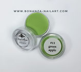 Color Acryl Powder, Green Apple, 8 gr