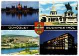 AK Ungarn - Budapest, Mehrbildkarte   u 39