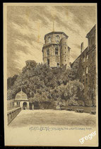 AK Heidelberg, Schlossaltan und achteckiger Turm    71/49