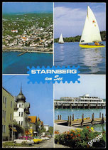 AK Starnberg am See, Mehrbildkarte     51-l