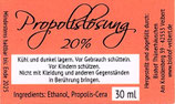 Propolis-Lösung 20%, verschiedene Größen