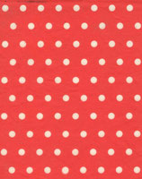 Bienenwachstuch, Punkte rot, Größe S