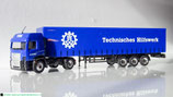 Schuco, VW Koffer-Sattelzug "THW"