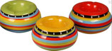 Windaschenbecher Keramik mit Streifen
