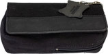 Kombibeutel leather/canvas black 1er