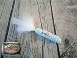 Cotton Dart mit weissen  Federn