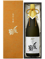 〆張鶴　純米大吟醸 PLATINUM LABEL（プラチナラベル）袋取り雫酒