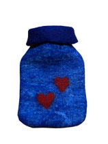 kleine Wärmflasche Herzmotiv