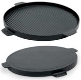 Plancha und Grillplatte aus Gusseisen, zweiseitig verwendbar