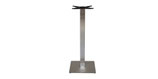 G758 Base centrale in acciaio inox altezza bar, finitura satinata