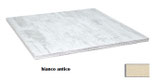 ba120 Piano nobilitato bianco antico cm. 80 x 80 x 2,5 bordo ABS