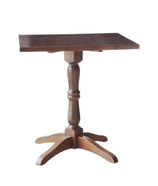 Tavolo 70x70 B506 fg  Base centrale in legno