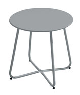 Tavolino Rotondo in Ferro Per Arredamento Giardino Terrazze Piscine Diametro 45 cm