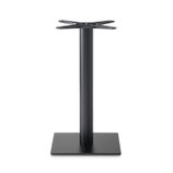 base in ferro nero bucciato 050 per tavolo da ristorante h.72 cm / h.108