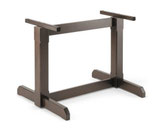 Basi Tavolo Doppia colonna in Legno Per Arredo Pub Birreria Trattoria Stile Country Rustico