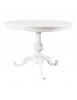 TAVOLO LACCATO SHABBY TONDO ALLUNGABILE 120