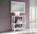 Libreria a 3 ripiani Libreria a 3 ripiani.  Bifacciale. STILE PROVENZALE, BIANCO OPACO