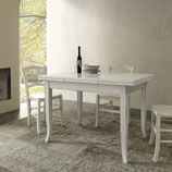 TAVOLO ALLUNGABILE 2 LACCATO BIANCO OPACO DISPONIBILE IN VARIE MISURE