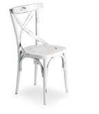 Cara sl -sedia bistrot bianco consumato