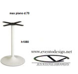 matrix 55/a alluminio bianco o nero per massimo piano d.70 h. 1080