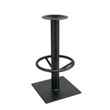 109 quadrato/Base per sgabello in ghisa nera • 40x40cm • h.74cm • SG110