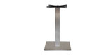 G751 Base centrale in acciaio inox, finitura satinato