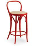 Sgabello vintage genova 03CA  Sedile legno / Siège bois / Wooden seat  H.80/7