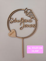 Caketopper Einschulung, verschiedene Motive