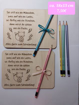 Karte Einschulung mit Stift