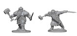 Dungeons & Dragons: Nolzur's Marvelous Unpainted Miniatures - Dwarf Male Fighters