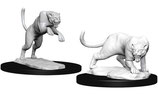 Dungeons & Dragons: Nolzur's Marvelous Unpainted Miniatures - Panther & Leopard