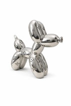 Dog ballon argent
