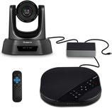 Sistema de videoconferencia todo en uno de Tenveo Group, cámara de sala de conferencias PTZ 10X USB para grupos y áreas o aulas grandes 12 a 20 Personas