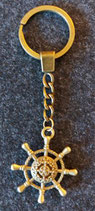 Schlüsselanhänger (Segelschiff-Steuerrad)-43