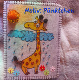 M7- Giraffe "Pünktchen"  auf Filz