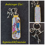 PA42-Personalisierter Schlüsselanhänger "Turnen"