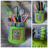 FD1-für Stifte, Bürsten & mehr... in grau/grün